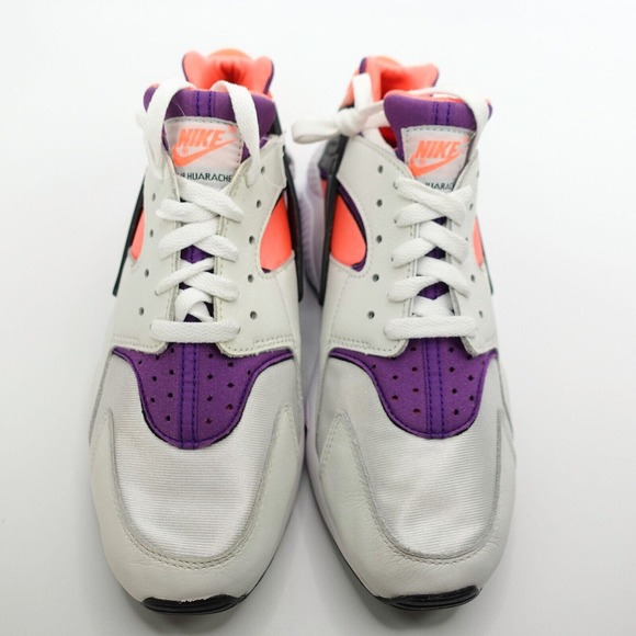 Nike Air Huarache Bright Mango Purple White Sneakers Mens Size 9 DD1068-101 main image 10